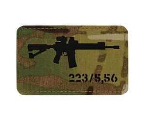 Patch AR-15 223/5,56 Laser Cut M-Tac - Multicam/Black
