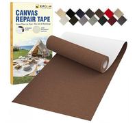 Patch autocollant en tissu imperméable, 8 x 160 cm, pour meubles d'extérieur, couvertures de bateau, canapés, tentes, chaises de salon, protection solaire, marron foncé