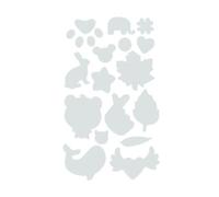 Patch Autocollant Pour Réparation De Tissu, 10 Feuilles Gris Clair
