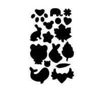 Patch Autocollant Pour Réparation De Tissu, 10 Feuilles Le Noir