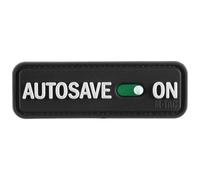 Patch AUTOSAVE ON PVC M-Tac - Black