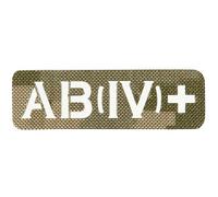 Patch avec groupe sanguin AB (IV) Rh+ Laser Cut M-Tac - MM14