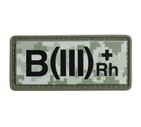 Patch avec groupe sanguin B (III) Rh+ PVC M-Tac - MM14