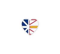 Patch Badge Ecusson Imprime Thermocollant Drapeau Canada Terres Neuves Labrador