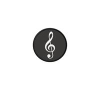 Patch Badge Insigne Ecusson Imprime Thermocollant Clés De Sol Note Musique