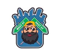 Patch Beardman Urban PVC Helikon-Tex - Blue