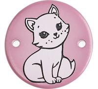 Patch bébé CAT - SET of 2 - diamètre 26 mm - Rose