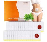Patch Bien-Être Naturel 30 Pièces - Patchs Abdominaux aux Extraits Végétaux pour le Ventre, Patchs Fins et Discrets, Faciles à Appliquer pour une Routine de Soin Quotidienne