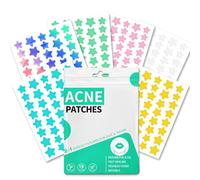 Patch Bouton Étoile Pimple Patch Hydrocolloïde Transparents Anti-Acné Imperméable Avec Arbre à Thé, Utilisation De Jour Et De Nuit 240PCS