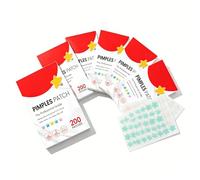 Patch Bouton Hydrocolloïde, Pimple Patch, 5 couleurs, Soin anti-boutons, Motif étoile multicolore mignon, Absorbe le liquide des boutons-Résultats en Acne Patches