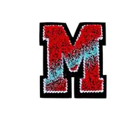 Patch Brodé 10 ou 26 écussons brodés en anglais avec lettres et motif brosse à dents, à coudre sur vêtements ou à décorer soi-même (chapeaux, etc.).(ColorM)