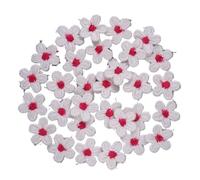 Patch Brodé 30 appliques brodées de fleurs miniatures colorées de 1,5 cm, for la couture à la main et la décoration. Accessoires de loisirs créatifs.(Color20)