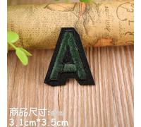 Patch Brodé Avec Lettres De L'alphabet Anglais A-Z, Appliquer 3d Sur Badge De Vêtements, Pâte Pour Enfants, Sac De Vêtements, 1 Pièces