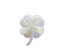 Patch brodé avec motif floral, Patch brodé trèfle multicolore, 10 pièces, à repasser, coudre for vêtements, artisanat de bricolage(31)