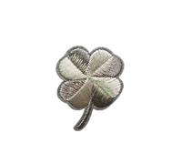 Patch brodé avec motif floral, Patch brodé trèfle multicolore, 10 pièces, à repasser, coudre for vêtements, artisanat de bricolage(45)