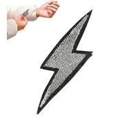 Patch brodé - badge de lumière personnalisé, accessoire en tissu adhésif | Pour les chaussures de vêtements chapeaux sacs à bagages bricolage décorant des arts et de l'artisanat personnalisé