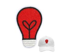 Patch brodé - badge de lumière personnalisé, accessoire en tissu adhésif | Pour les chaussures de vêtements chapeaux sacs à bagages bricolage décorant des arts et de l'artisanat personnalisé