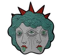 Patch brodé double face pour fille - Patch tactique - Brassard - Réparation de vêtements - À repasser sur les vêtements - Sac à dos - Chapeau décoratif