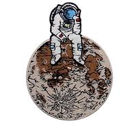 Patch brodé en forme de Astronaute Spaceman perdu dans Lonely Planet, à coudre ou à coller avec fer à repasser