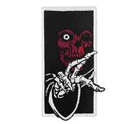 Patch brodé en forme de Crâne, Appel de la mort Faucheuse, à coudre ou à coller avec fer à repasser