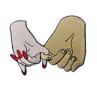 Patch brodé en forme de Promesse de rester avec vous pour toujours, à coudre ou à coller avec fer à repasser