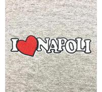 Patch brodé - I Love Napoli (blanc)