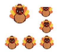 Patch Brodé Lot de 10 autocollants brodés en tissu for repasser des feuilles d'automne, nombreux patchs décoratifs, Turquie pour les Vêtements(10PCS color4)