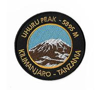 Patch brodé Mont Kilimanjaro Uhuru Peak Tanzania