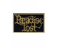 Patch brodé thermocollant en métal avec inscription « Paradise Lost Death Doom »