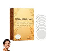 Patch Bronzant à Micro-Aiguilles, Patchs Bronzant Pour Le Corps, Patch Bronzant Nano-Microneedle, IngréDients Naturels, Pour Un Teint HâLé Uniforme - Adapté à Tous Les Types De Peau (B, 1)