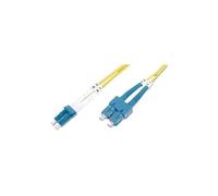 Digitus Câble fibre optique DK-2932-01 LC–SC Duplex OS2 Monomode 1 m Jaune 9/125