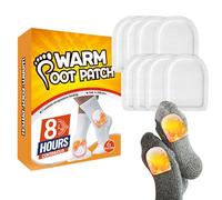 Patch chauffant pour les pieds - Patch thermique adhésif sûr, 6 pièces - Chauffe-pieds pour activités de plein air ski randonnée, patch chauffant hiver pour la chaleur en déplacement, patch plus chaud