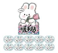 Patch Chauffe-Mains - 10 Pièces Sachets Chauffants Portables à Activation d'Air Design Cartoon,Chauffe-Mains de Poche pour Extérieur - pour Dortoir Bureau École Camping Randonnée Pêche