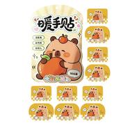 Patch chauffe-mains - Packs chauffants portables pour orteils, autocollants chauds de dessin animé jetables, coussinets corporels à chauffage rapide, soulagement thermique longue durée, équipement de