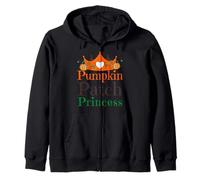 Patch Citrouille Princesse Saison Halloween récolte Filles drôle Sweat à Capuche