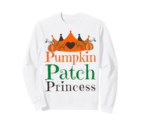 Patch Citrouille Princesse Saison Halloween récolte Filles drôle Sweatshirt