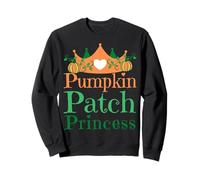Patch Citrouille Princesse Saison Halloween récolte Filles drôle Sweatshirt