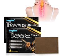 Patch contre la douleur dorsale, Patch pour le soulagement des cervicales, Pansement Anti-Douleur, Pour soulager les douleurs de la nuque, des épaules et du dos, 8 comprimés/sachet*2 sachets