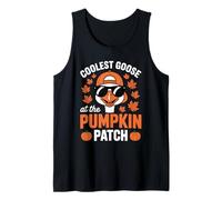 Patch « Coolest Goose at The Pumpkin » pour Halloween et Thanksgiving Débardeur