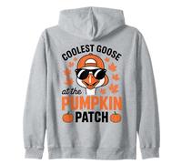 Patch « Coolest Goose at The Pumpkin » pour Halloween et Thanksgiving Sweat à Capuche
