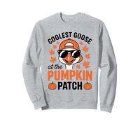 Patch « Coolest Goose at The Pumpkin » pour Halloween et Thanksgiving Sweatshirt