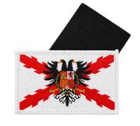 Patch croix bourgogne avec aigle (rectangulaire)