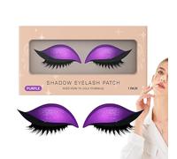 Patch d'à Cils,Autocollants Maquillage Yeux Réutilisables - Autocollant Résistant à l'Eau et aux Traces pour Soirée Halloween Cosplay Mariage et Scène