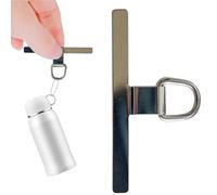 Patch d'attache pour Cordon De Téléphone Portable - 4,7x2 Cm | Pièce De Rechange Universelle pour Lanière De Téléphone, Languette d'attache en Métal Durable Et Connecteur De Sécurité pour Smar