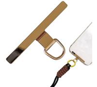 Patch d'attache pour Cordon De Téléphone Portable - 4,7x2 Cm | Pièce De Rechange Universelle pour Lanière De Téléphone, Languette d'attache en Métal Durable Et Connecteur De Sécurité pour Smar