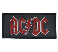 Patch de AC/DC - Red Logo - pour Indifférent - noir/rouge Standard