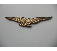 PATCH DE BRODERIE ,MOTO GUZZI AQUILA ORO TOPPA PATCH RICAMATA TERMODESIVA CM 10X2