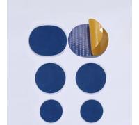 Patch de chaussure pour réparation d'empeigne avec semelles intérieures offrant un soutien rembourré et une protection de talon - Convient pour l'entretien des baskets - Bleu C