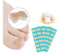 Patch de Correction des Ongles, 48 Pièces Autocollant de Correction Incarné, Ensemble d'Outil Ongle Incarné Autocollant Correcteur d'Ongle d'Orteil Orthèse Incurvé pour Hommes Femmes