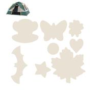 Patch De Doudoune - Patch De Réparation De 12 Cm, Autocollant En Tissu Imperméable, Patchs Prédécoupés Auto-adhésifs, Fixateur De Vêtements Durable | Kit De Réparation De Doudoune Extérieure Pour Vest